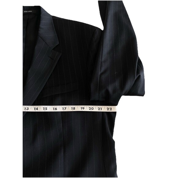 Lauren Ralph Lauren Men’s 2pc Suit 46L 36x27 Wool Pinstriped Classic Americana - Picture 12 of 16